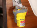 An Epirb radio beacon mounted on the bulkhead