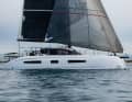 A large genoa or a code zero are the ideal complement on catamarans with a small self-tacking jib