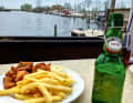 Kibbeling and fries in the "Oude Vishal" in Heeg, unfortunately that's finally over