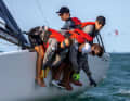 Get rid of the pounds. The Melges 24 is known for its high level of sportiness and physical exertion. Extreme hiking challenges the crew on the high edge