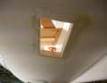 Hole without bottom. This shaft was once intended to accommodate the retractable stern thruster