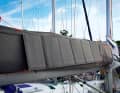 Folding modules are easy to stow away, and there are also permanent solutions for the boom tarpaulin