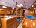 The saloon has a classic design and is fitted out to a high standard and is seaworthy