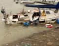 Die Marina war von der Sturmflut im vergangenen Herbst stark getroffen worden
