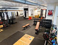The athletics area is exclusively available to the athletes