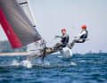 Paul Kohlhoff und Alica Stuhlemmer im Nacra 17