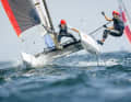 Paul Kohlhoff und Alica Stuhlemmer im Nacra 17
