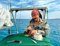 The long fishing line has already proved its worth. It is almost always hanging outside when we are travelling