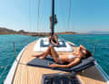 A boating holiday could hardly be more relaxed