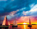 Pittoresco: calma al tramonto