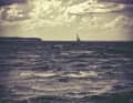 Strong winds on the Bay of Eckernförde. The storm is often difficult to predict