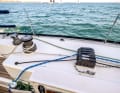 Winches and fittings are of high quality, line adjustments for the hollow points even including barber haulers were already standard back then