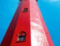 The red lighthouse of Scheveningen rises 49 metres into the air. It can be visited on Wednesday and Saturday afternoons at 2 pm. There are 159 steps to climb