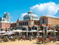 The magnificent Scheveningen Kurhaus was built in 1884 and was designed to resemble a baroque palace. Today it houses a luxury hotel