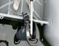 The tiller can be set at either a 90-degree angle or ....