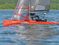 Even older is the self-tacking jib with jib boom for setting out on rough courses ...