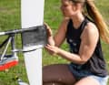 ... as well as the attachments are in constant development. The rudder foil is the latest innovation in the class
