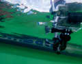 Working platform: The camera can be pushed under the boat at a shallow angle from the SUP or dinghy, which significantly increases the range. Good for filming the saildrive or rudder blade. However, this hardly makes it any easier to capture the right image section