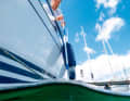 Boat hook as a selfie stick: A waterproof action cam and a boat hook are all you need to take a look at the logging wheel. The image section is a matter of luck, so swivel the camera