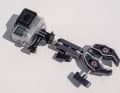 Held in place: A solid clamp with ball heads helps to attach and align the camera. The model comes from Smallrig