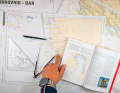 Running your finger over the nautical chart in advance contributes to both anticipation and safety