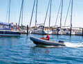 Control trip with the motorboat - everything should also be in order from the water