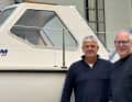 Des initiateurs de projet avec un plan : Ralf Brauner (à g.), professeur de météorologie et d'informatique, a donné l'impulsion. Avec Dieter Sichau, chef du centre d'innovation, il veut développer plus qu'un simple prototype.
