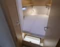 The optional second WC restricts access to the forward berth