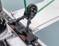 Roller bearing blocks are used in mainsheet systems, as halyard swivels and on self-tacking jibs on larger yachts