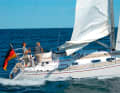 When reefed, yachts run in a more controlled and upright manner