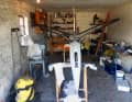 Die Garage diente mitunter als Werkstatt der Selbstbauer