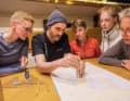 Marking out courses and shooting out lines - skipper Philipp Seifert introduces the crew to the basics of sailing