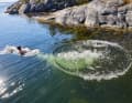 Potete tuffarvi in mare in qualsiasi momento della giornata, non solo dopo una sessione di sauna.
