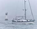 Quickly appearing fog becomes a challenge when travelling between the skerries