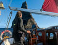 On Kramm's route lies the uninhabited rocky island of Ball's Pyramid to the east of Australia