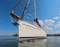 Cabin boats such as the Biga 270 "Augia Divis", with which the author sails on the Untersee, are ideal for the small-scale and partly shallow area