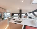 Huge work surfaces, plenty of storage space. Kitchen with a wow effect