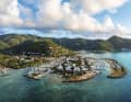 Die Teilnehmer der BVI Spring Regatta legen jedes Jahr in der Nanny Quay Marina im Süden Tortolas an