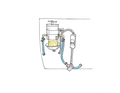 The fuel can be circulated and cleaned using a separate pump and filter