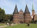 A landmark of Lübeck: The Holsten Gate houses the Museum of the City's History.