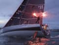She had previously sailed around the world alone in 130 days