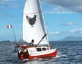 Adventure 1: Yann Quenet set off on another circumnavigation with his micro cruiser