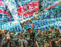 Three-Pete: Kiwi helmsman Peter Burling raises the bottomless silver jug. He won the America's Cup with the New Zealand team for the third time in a row