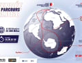 From Les Sables-d'Olonne, the route leads around the world. By Christmas time, the leaders had already rounded the last of the three major capes