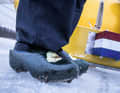 Spikes belong under every sole, even those of wooden clogs.