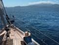 The distances between the islands are long, but the weather is favourable in summer.