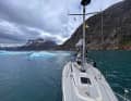 Im August 2024 erreichten Jonathan Spaeth und seine Crew mit ihrer Luffe 40 den Prinz-Christian-Sund. Dort trafen sie das erste Mal auf Eis.