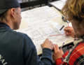 Classically on paper - the original basics of shipbuilding are often still taught in vocational schools.