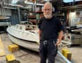 Sven Yrvind built his first boats in his mother's cellar. Today, his small shipyard is his second home.