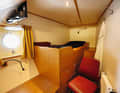 Life in a confined space: every 14 days, the "Nis Randers" is home to the permanently employed sea rescuers.